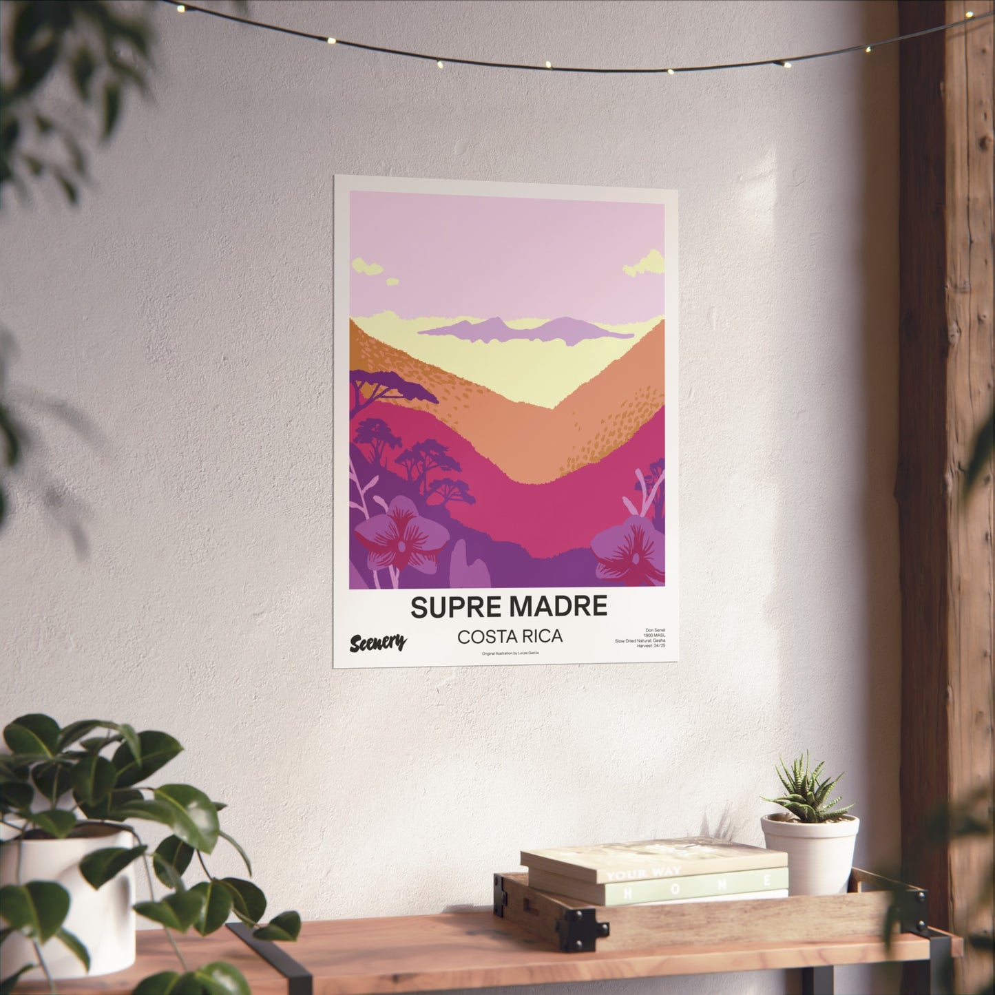 Costa Rica - Don Senel "Supre Madre" Gesha | Fine Art Poster
