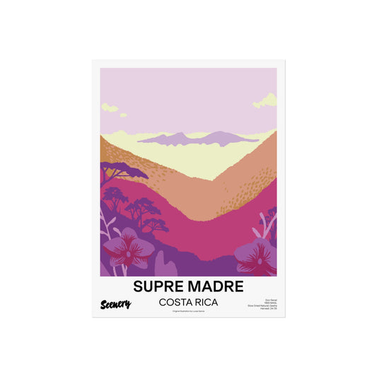 Costa Rica - Don Senel "Supre Madre" Gesha | Fine Art Poster