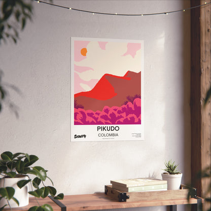 Colombia - Pikudo Gesha | Fine Art Poster