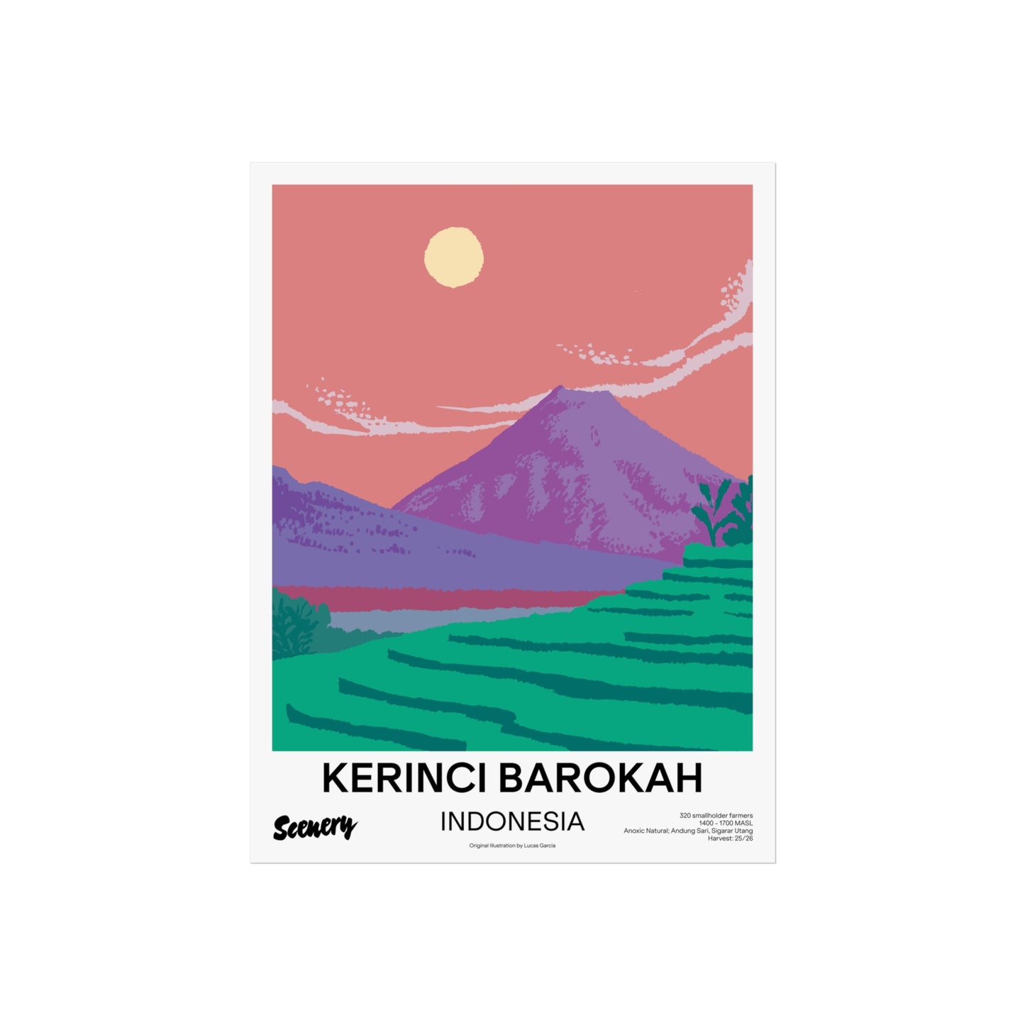 Indonesia - Kerinci Barokah | Fine Art Poster