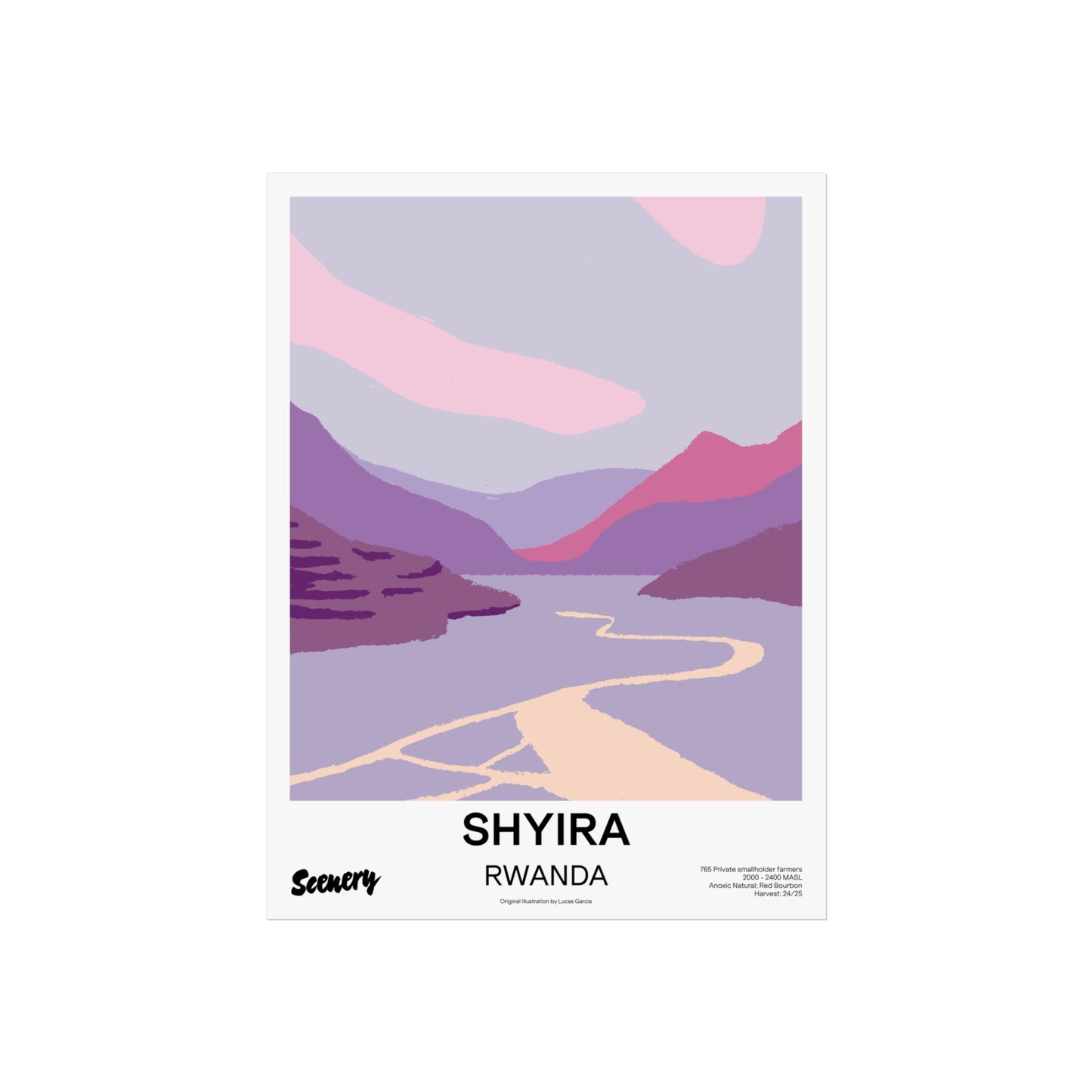 Rwanda - Shyira Anoxic Natural | Fine Art Poster