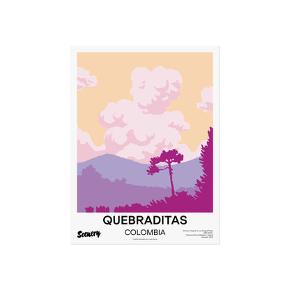 Colombia - Quebraditas Gesha TSW | Fine Art Poster
