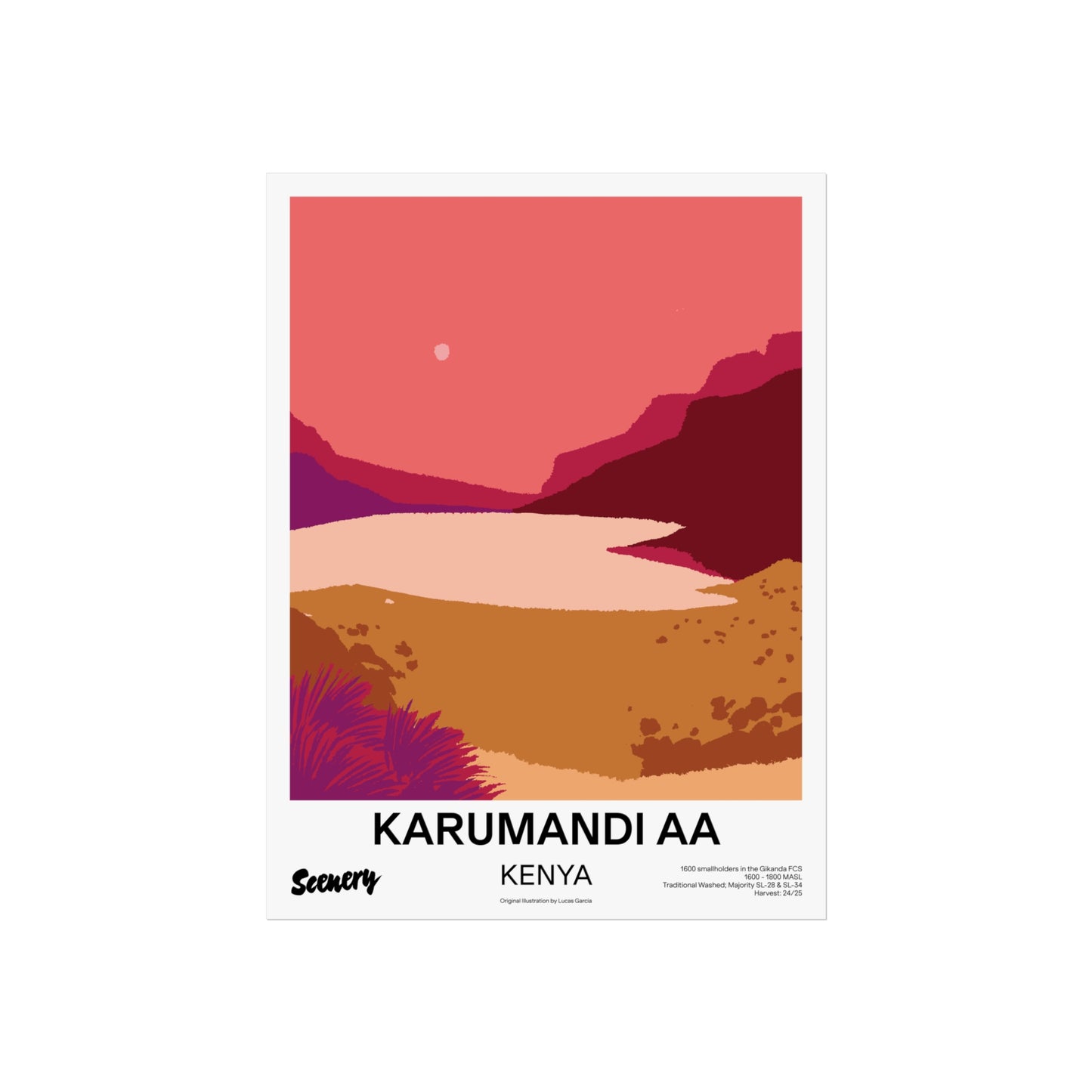 Kenya - Karumandi AA | Fine Art Poster