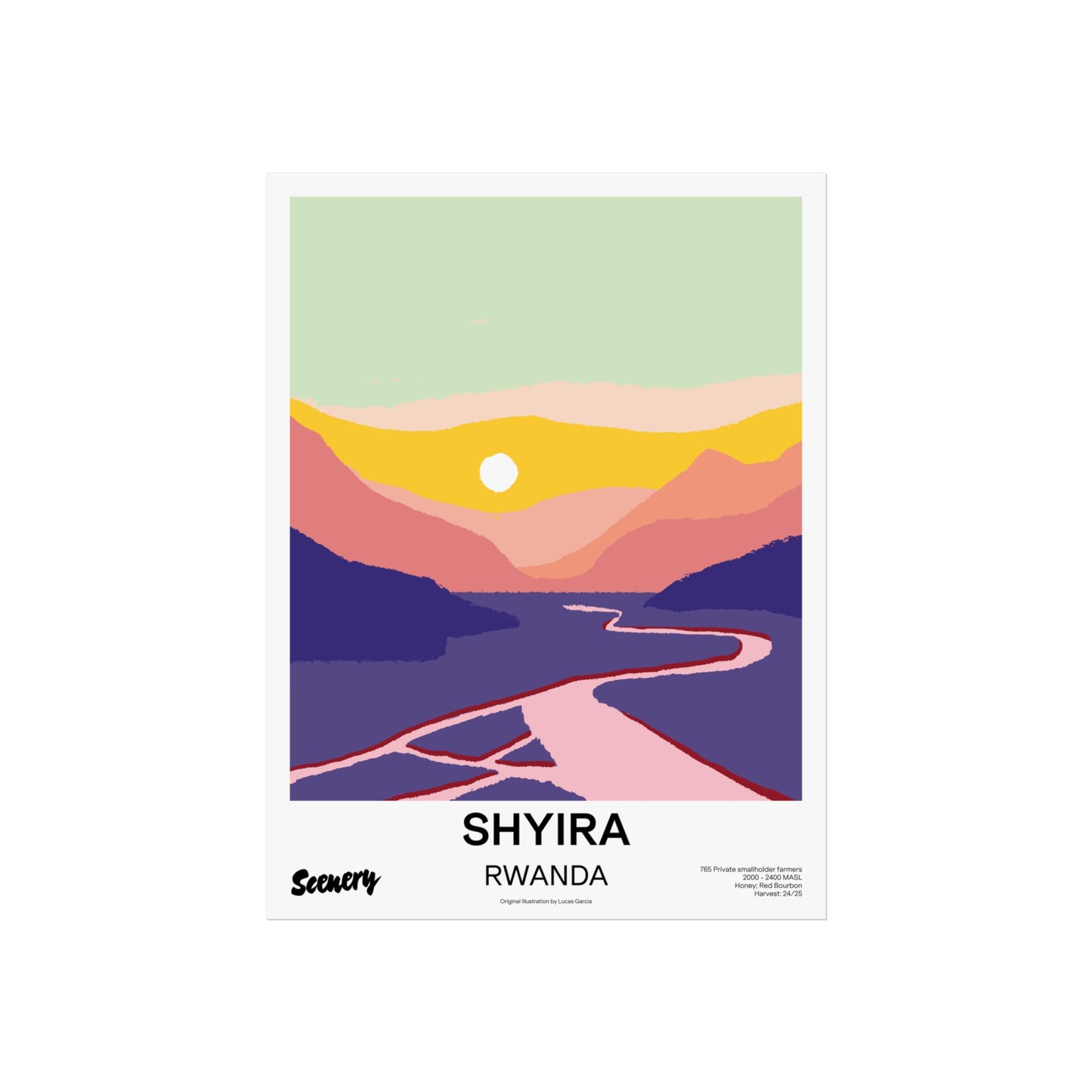 Rwanda - Shyira Espresso [Honey] | Fine Art Poster