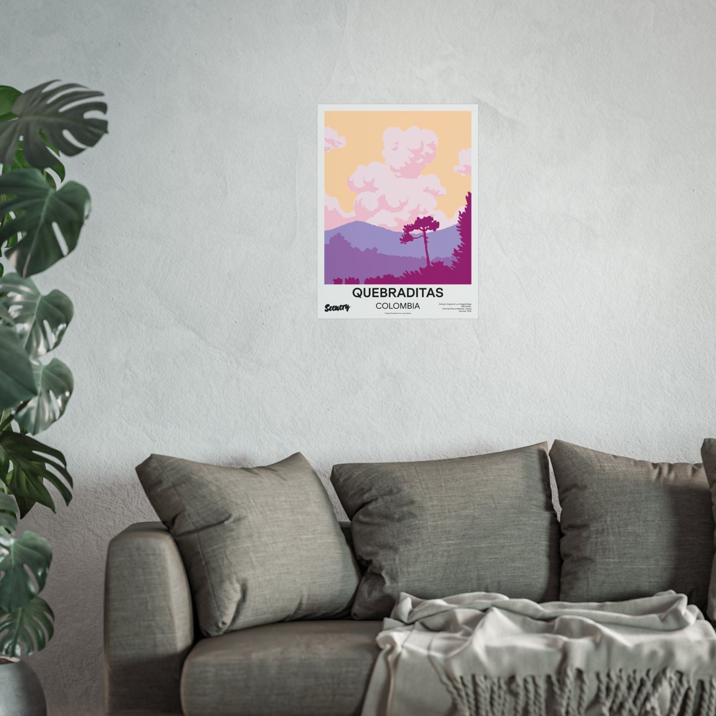 Colombia - Quebraditas Gesha TSW | Fine Art Poster