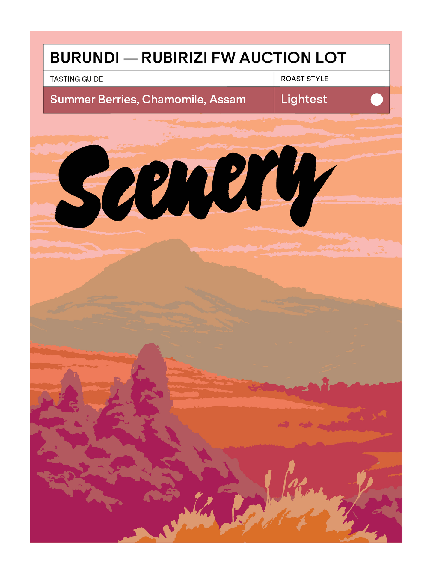 Burundi - Rubirizi Hill FW [Auction Lot]